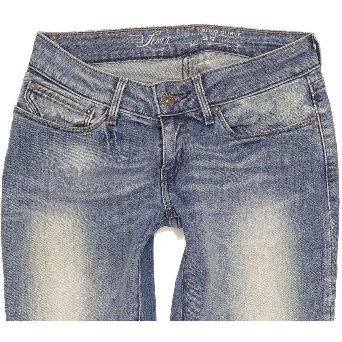 Levi's Bold Curve Women Blue Skinny Slim Stretch Jeans W27 L30