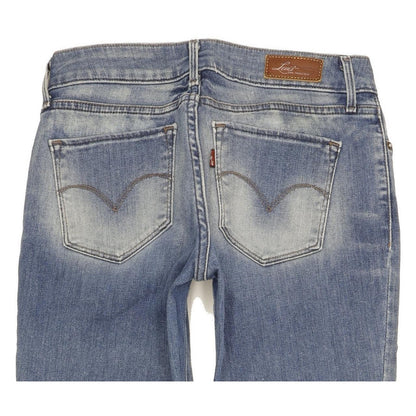 Levi's Bold Curve Women Blue Skinny Slim Stretch Jeans W27 L30