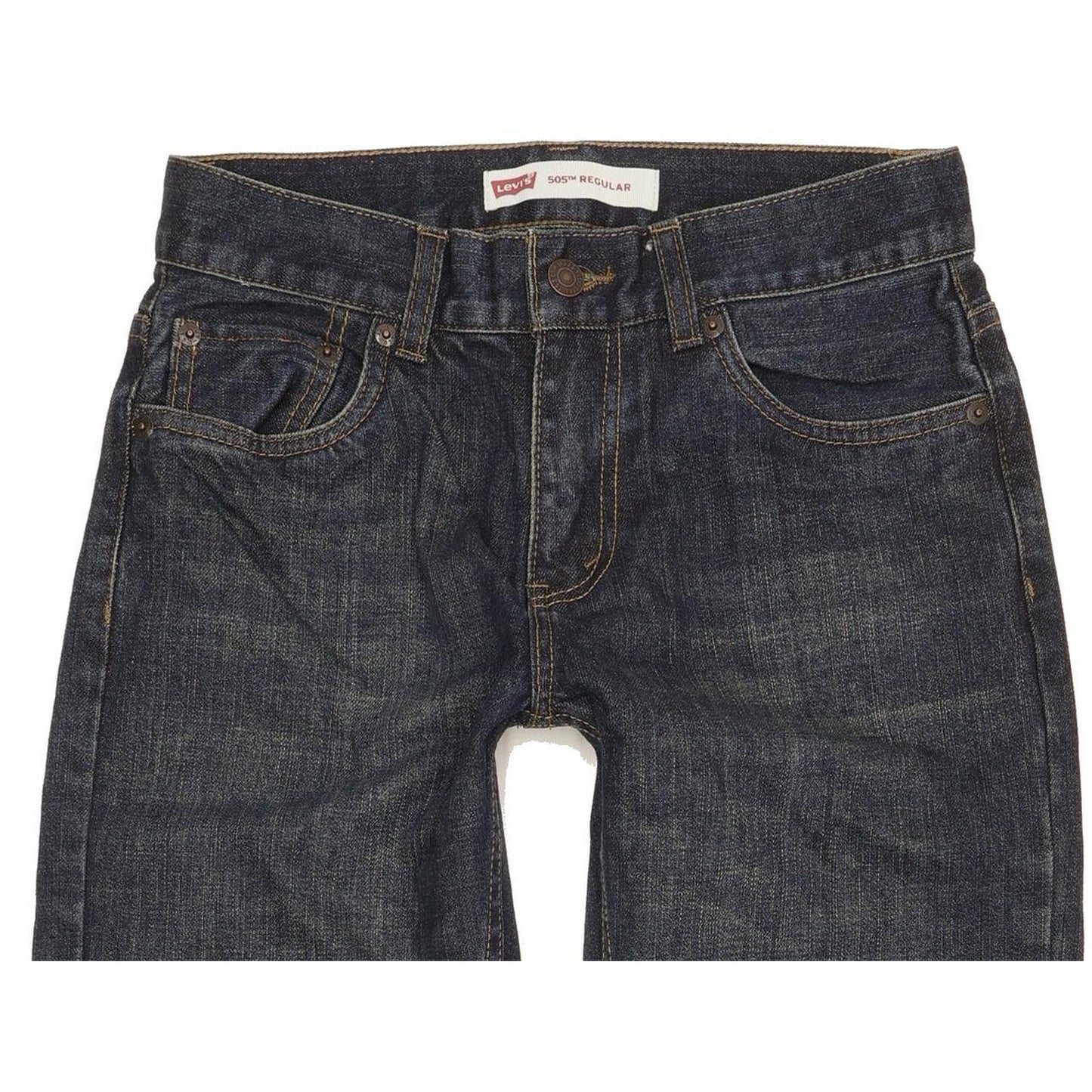 Levi's 505 Men Blue Straight Regular Jeans W27 L27
