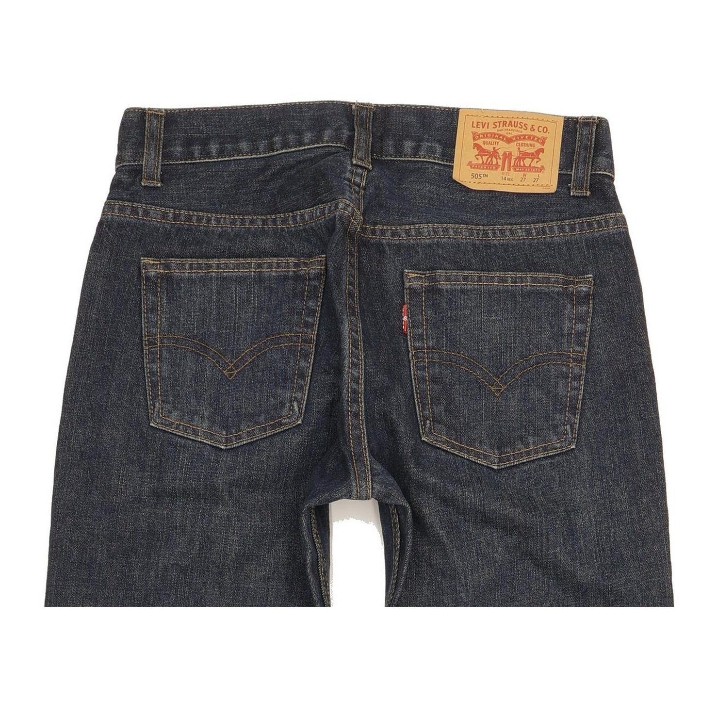 Levi's 505 Men Blue Straight Regular Jeans W27 L27