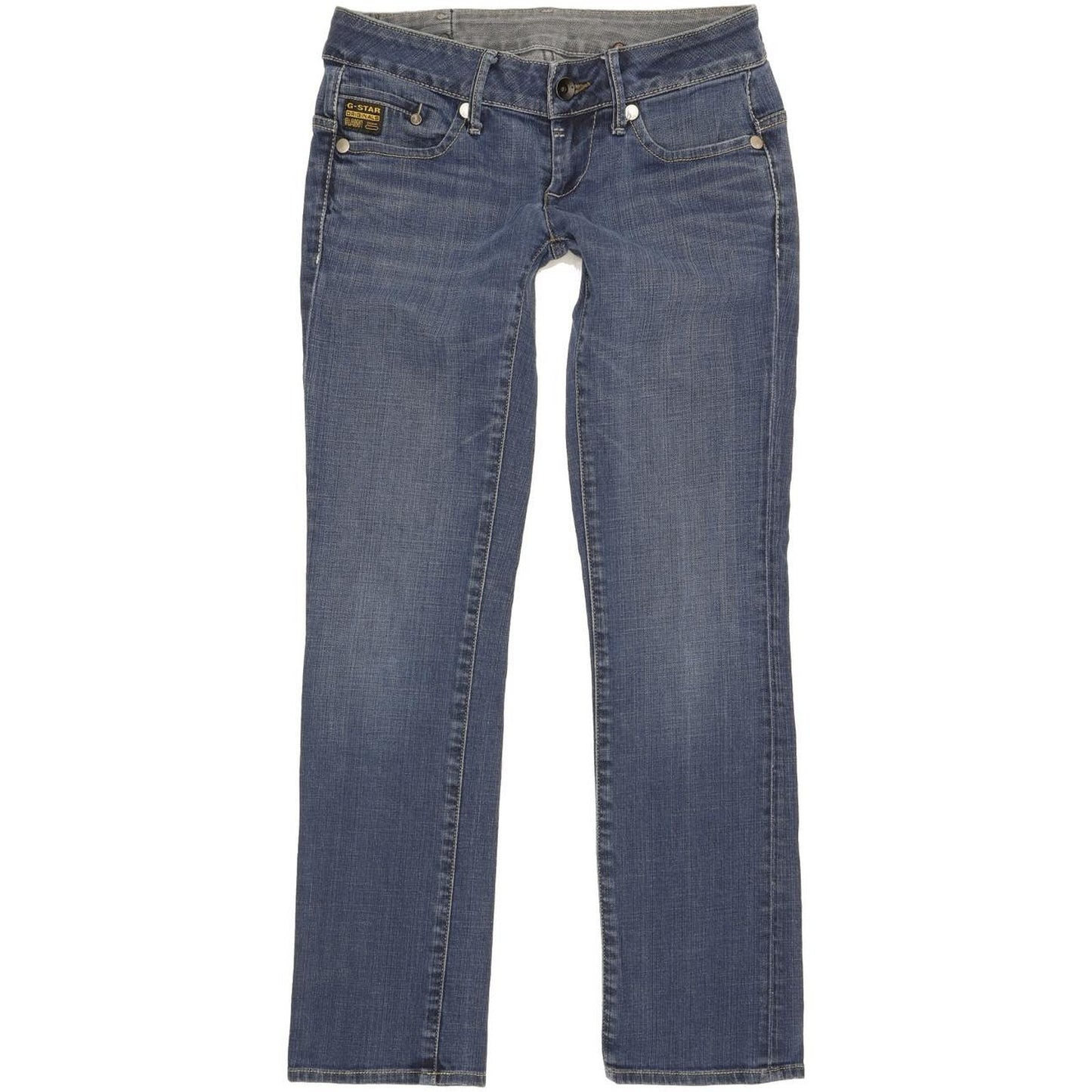 G-Star Midge Women Blue Straight Slim Stretch Jeans W27 L29
