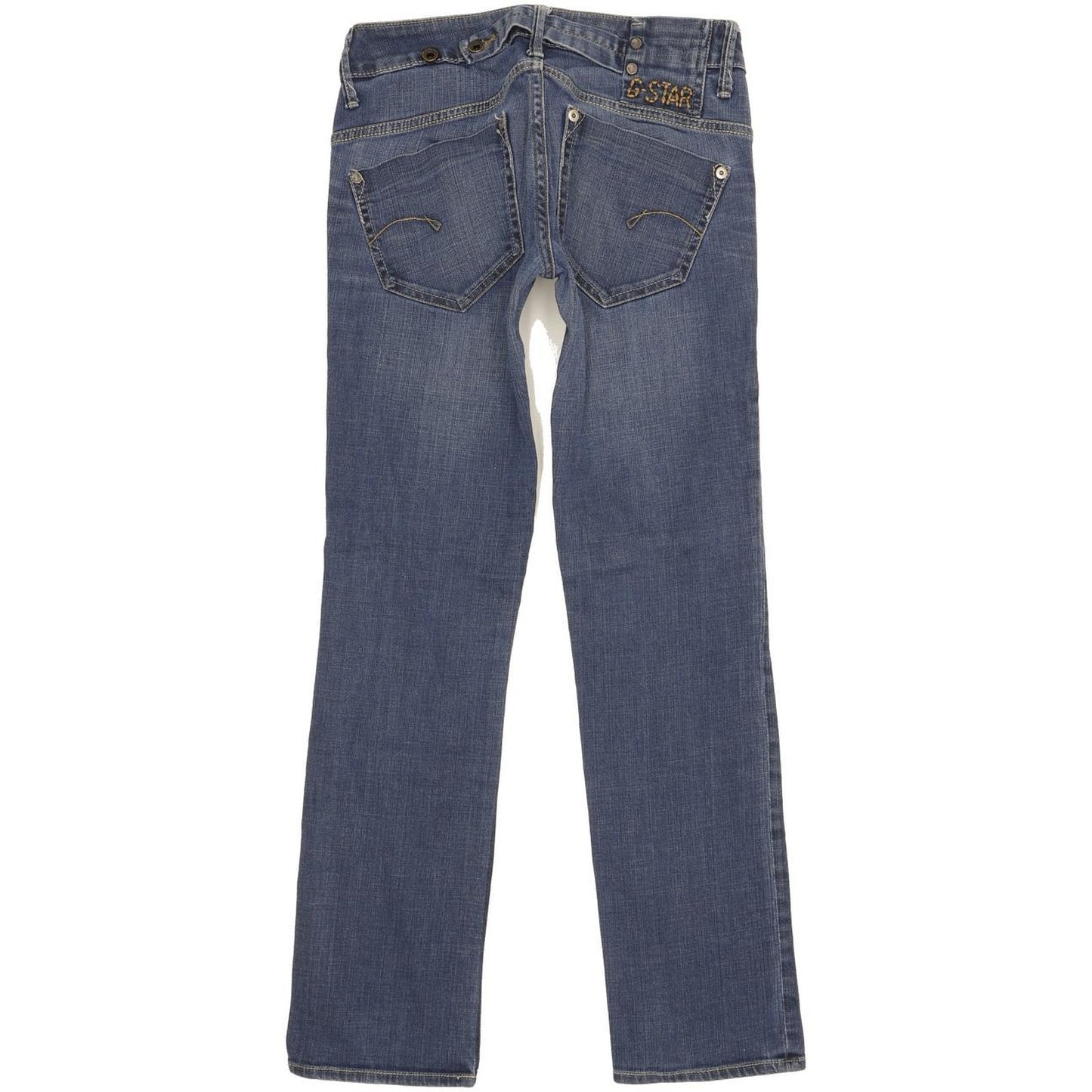 G-Star Midge Women Blue Straight Slim Stretch Jeans W27 L29