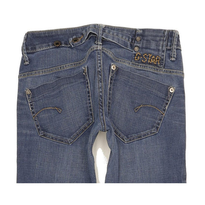 G-Star Midge Women Blue Straight Slim Stretch Jeans W27 L29