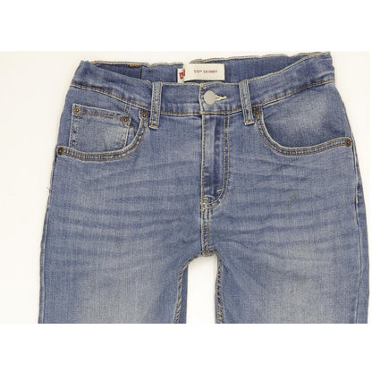 Levi's 510 Kids Blue Skinny Slim Stretch Jeans W26 L32