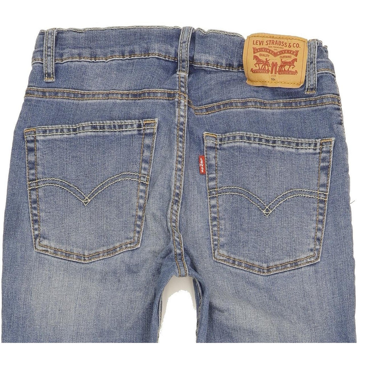 Levi's 510 Kids Blue Skinny Slim Stretch Jeans W26 L32