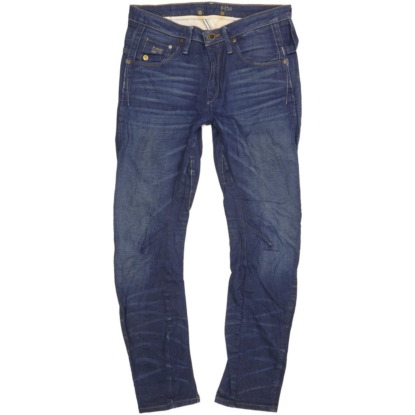 G-Star Arc Juke 3D Women Blue Tapered Loose Stretch Jeans W27 L32