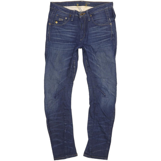 G-Star Arc Juke 3D Women Blue Tapered Loose Stretch Jeans W27 L32