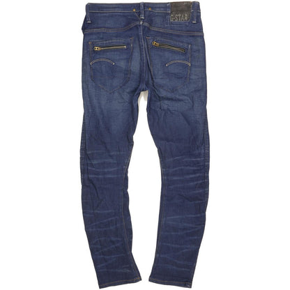 G-Star Arc Juke 3D Women Blue Tapered Loose Stretch Jeans W27 L32