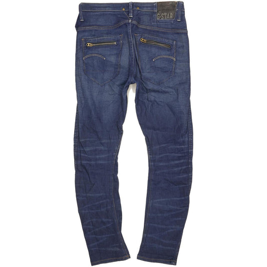G-Star Arc Juke 3D Women Blue Tapered Loose Stretch Jeans W27 L32