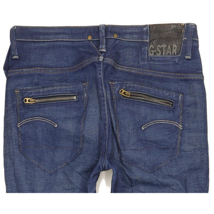 G-Star Arc Juke 3D Women Blue Tapered Loose Stretch Jeans W27 L32