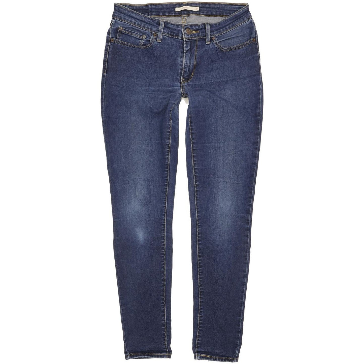 Levi's 711 Women Blue Skinny Slim Stretch Jeans W28 L30