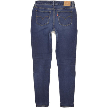 Levi's 711 Women Blue Skinny Slim Stretch Jeans W28 L30