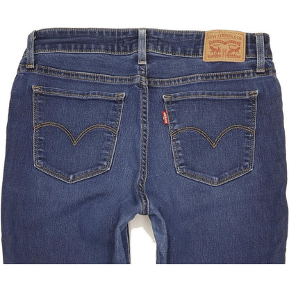 Levi's 711 Women Blue Skinny Slim Stretch Jeans W28 L30
