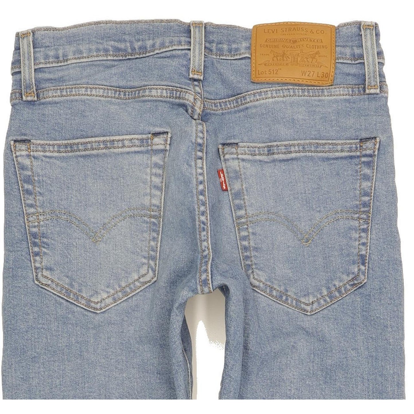 Levi's 512 Men Blue Tapered Slim Stretch Jeans W27 L28