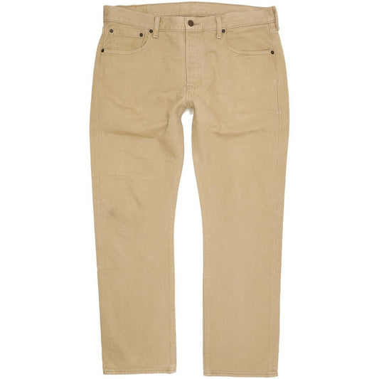 Levi's 501 Men Beige Straight Regular Jeans W35 L29