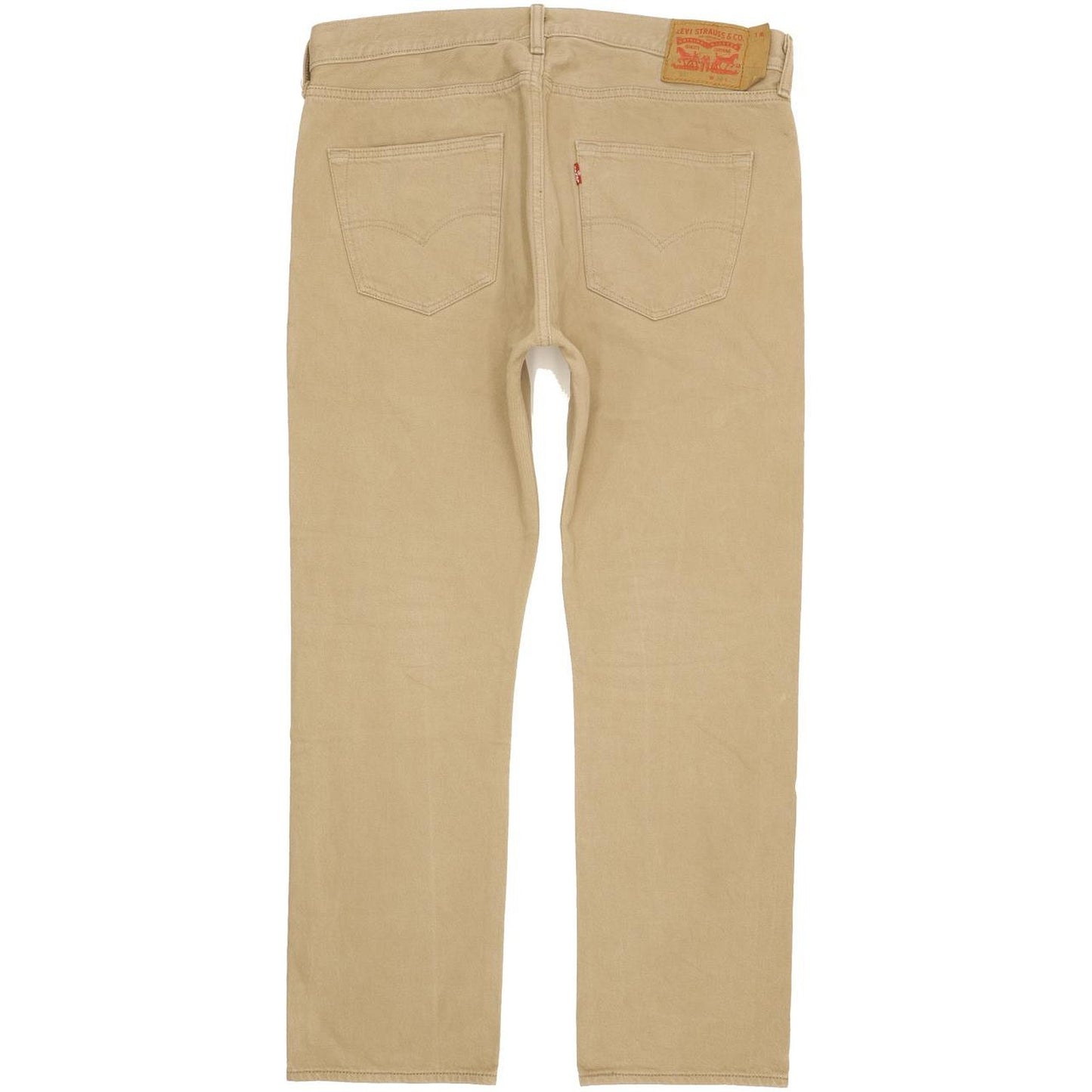 Levi's 501 Men Beige Straight Regular Jeans W35 L29