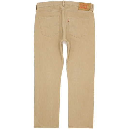 Levi's 501 Men Beige Straight Regular Jeans W35 L29