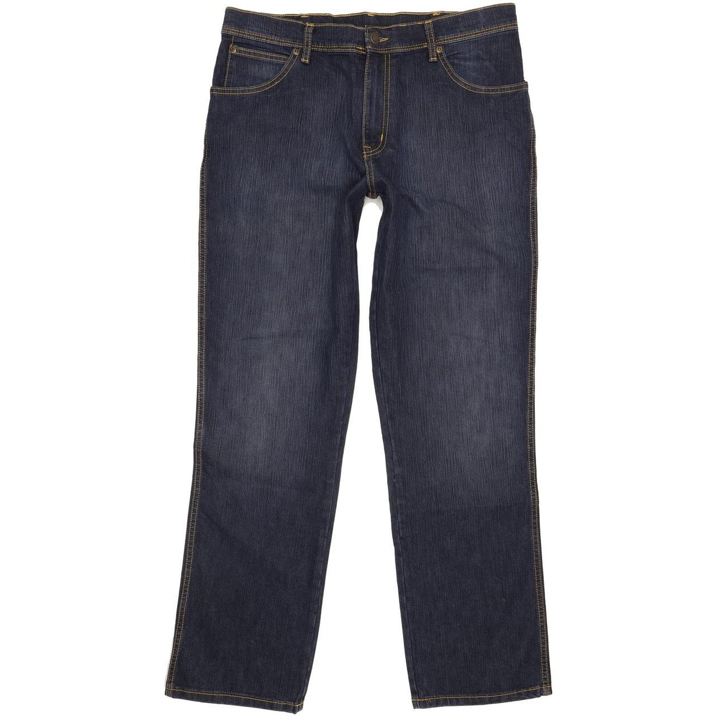 Wrangler Men Blue Straight Regular Jeans W36 L32