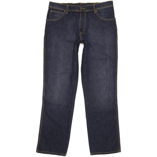 Wrangler Men Blue Straight Regular Jeans W36 L32
