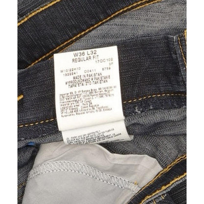 Wrangler Men Blue Straight Regular Jeans W36 L32