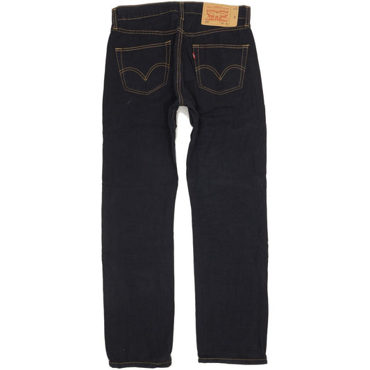 Levi's 501 Men Navy Straight Regular Trousers W32 L31