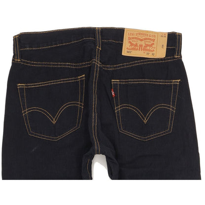 Levi's 501 Men Navy Straight Regular Trousers W32 L31