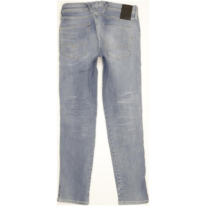 Replay Anbass Men Blue Straight Regular Stretch Jeans W31 L30