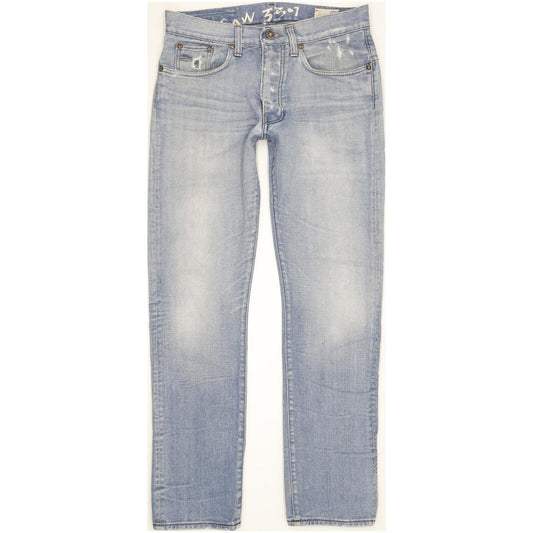 G-Star 3301 Men Blue Straight Regular Jeans W32 L31