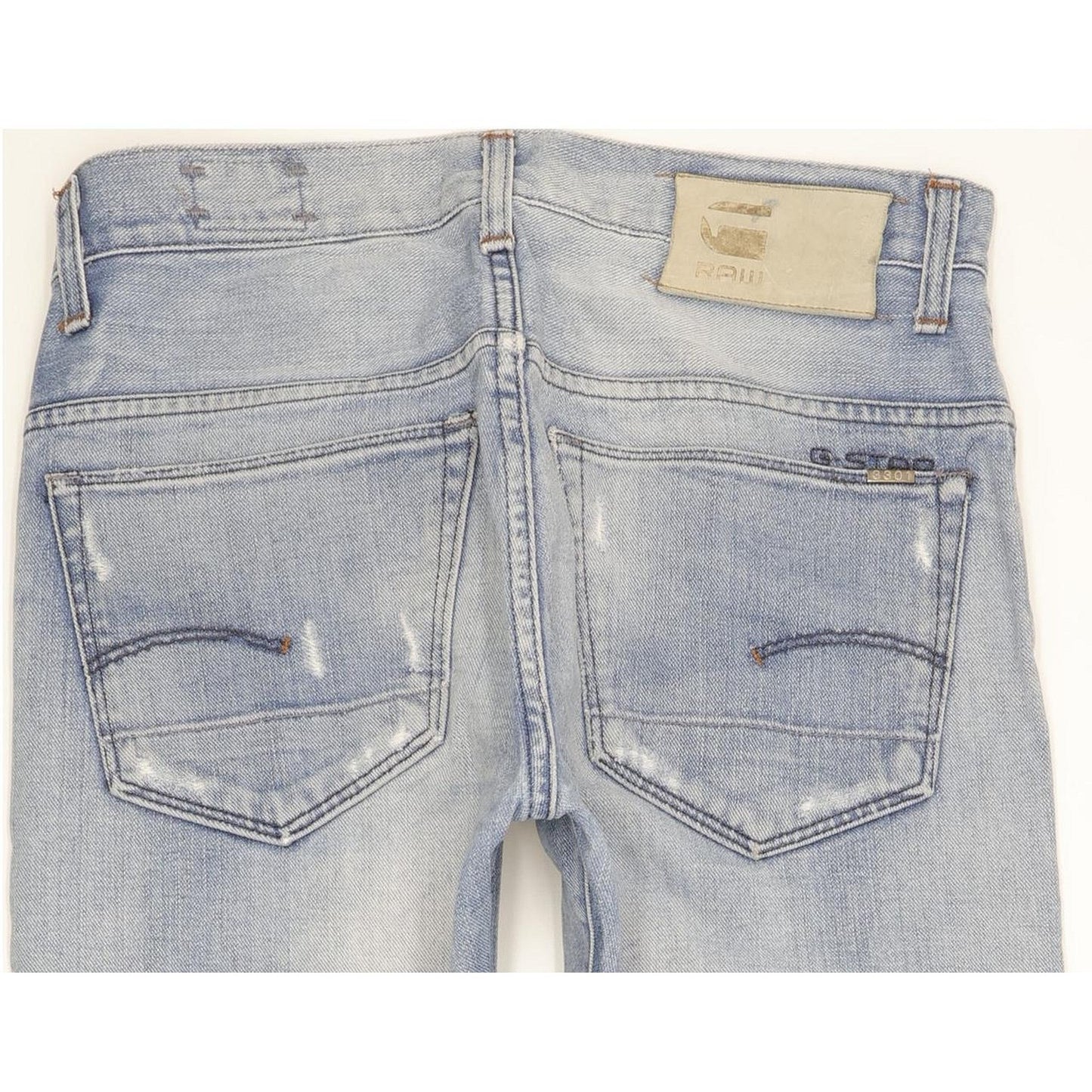 G-Star 3301 Men Blue Straight Regular Jeans W32 L31
