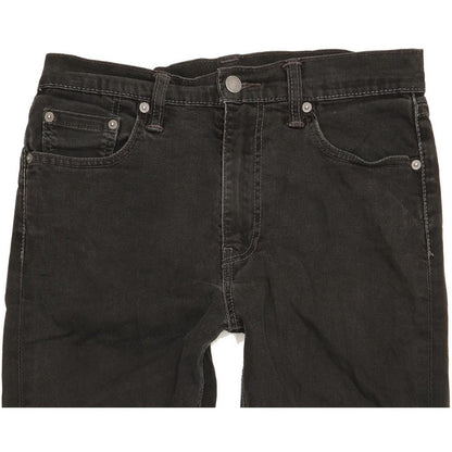 Levi's 522 Men Black Tapered Slim Stretch Jeans W30 L28