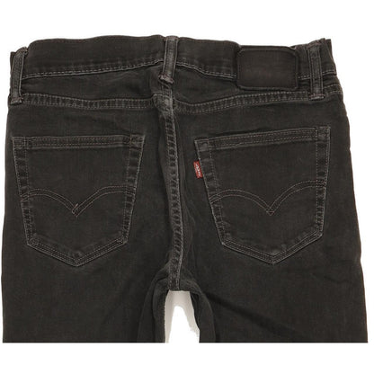 Levi's 522 Men Black Tapered Slim Stretch Jeans W30 L28