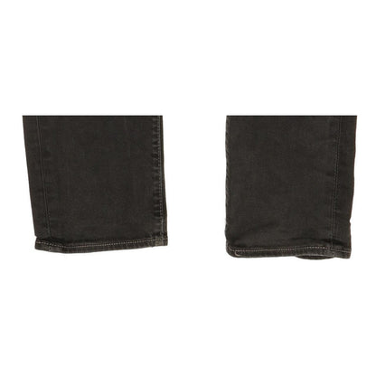 Levi's 522 Men Black Tapered Slim Stretch Jeans W30 L28