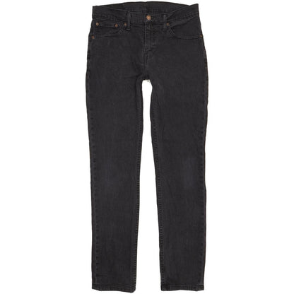 Levi's 511 Men Black Straight Slim Stretch Jeans W32 L32