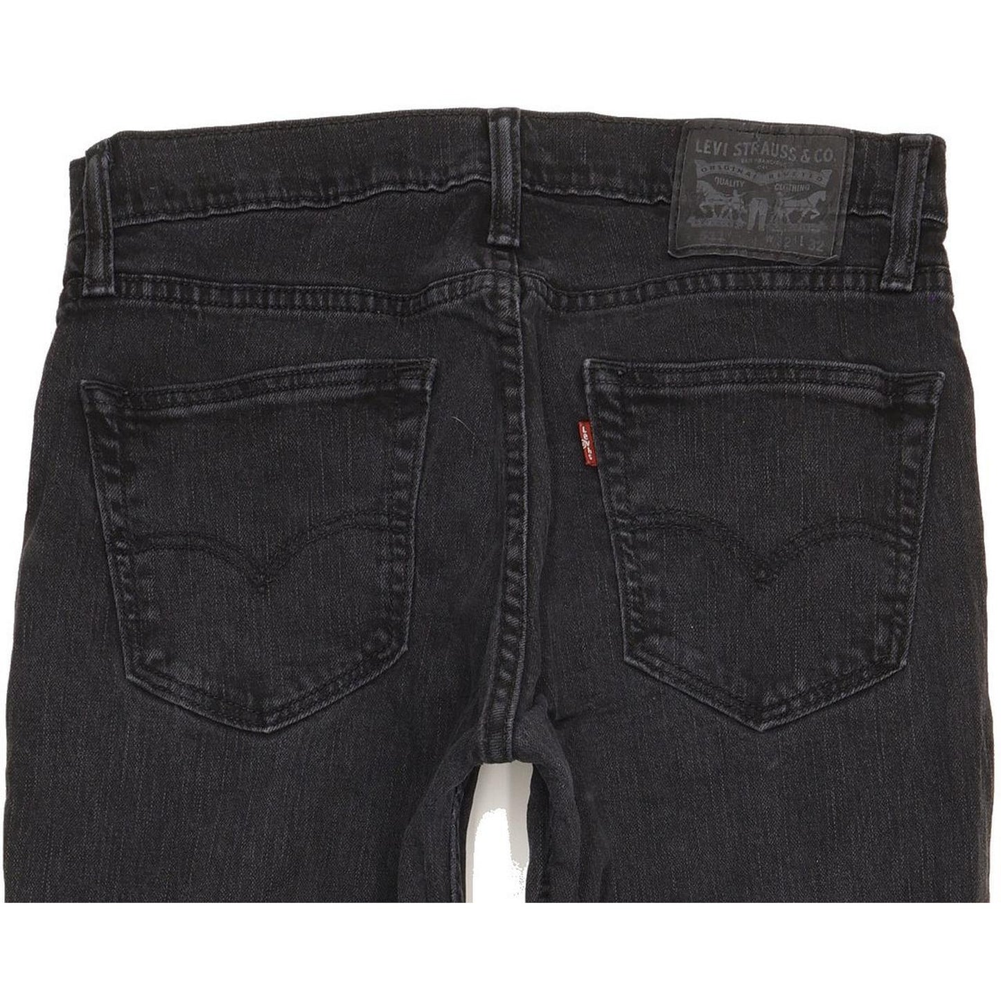 Levi's 511 Men Black Straight Slim Stretch Jeans W32 L32