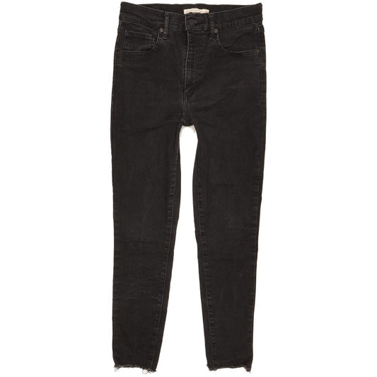 Levi's Mile Black Skinny Slim Stretch Jeans High Waisted W29 L26