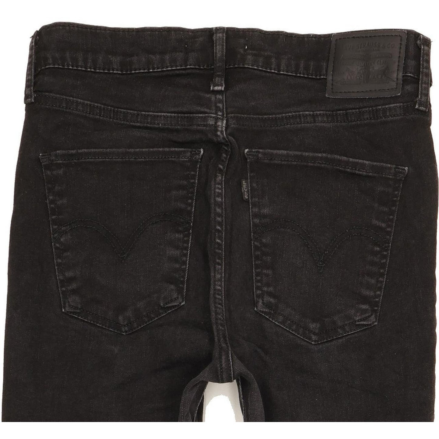 Levi's Mile Black Skinny Slim Stretch Jeans High Waisted W29 L26
