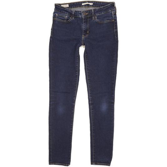 Levi's 711 Women Blue Skinny Slim Stretch Jeans W29 L29