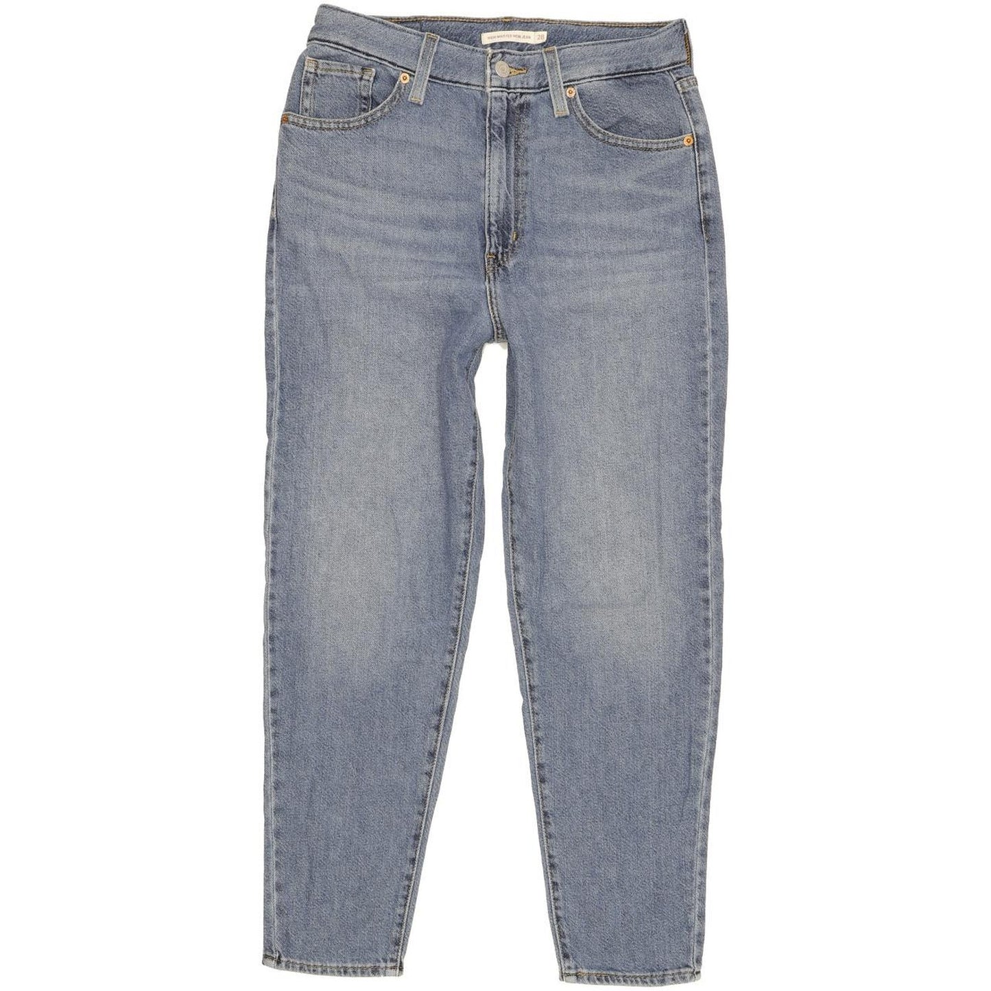 Levi's Blue Tapered Relaxed Mom Jeans High Waisted W28 L27