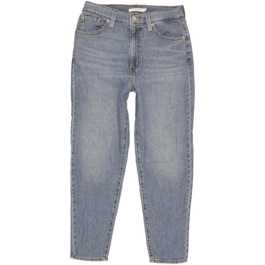 Levi's Blue Tapered Relaxed Mom Jeans High Waisted W28 L27
