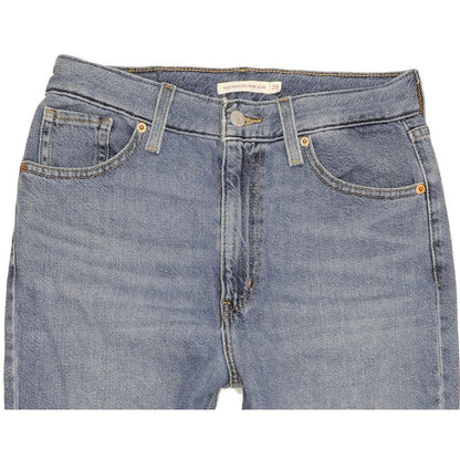 Levi's Blue Tapered Relaxed Mom Jeans High Waisted W28 L27