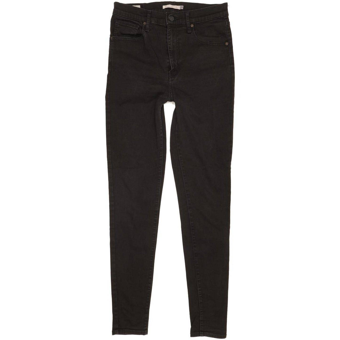 Levi's Mile Black Skinny Slim Stretch Jeans High Waisted W30 L31