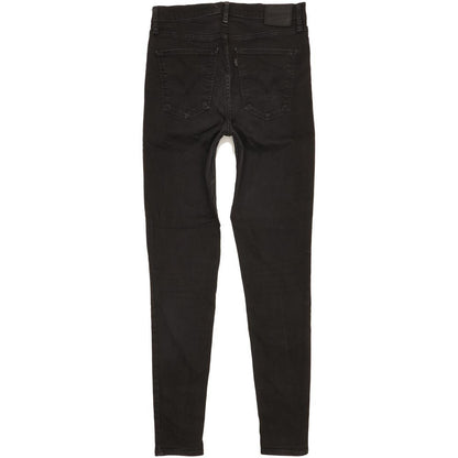 Levi's Mile Black Skinny Slim Stretch Jeans High Waisted W30 L31