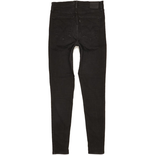 Levi's Mile Black Skinny Slim Stretch Jeans High Waisted W30 L31