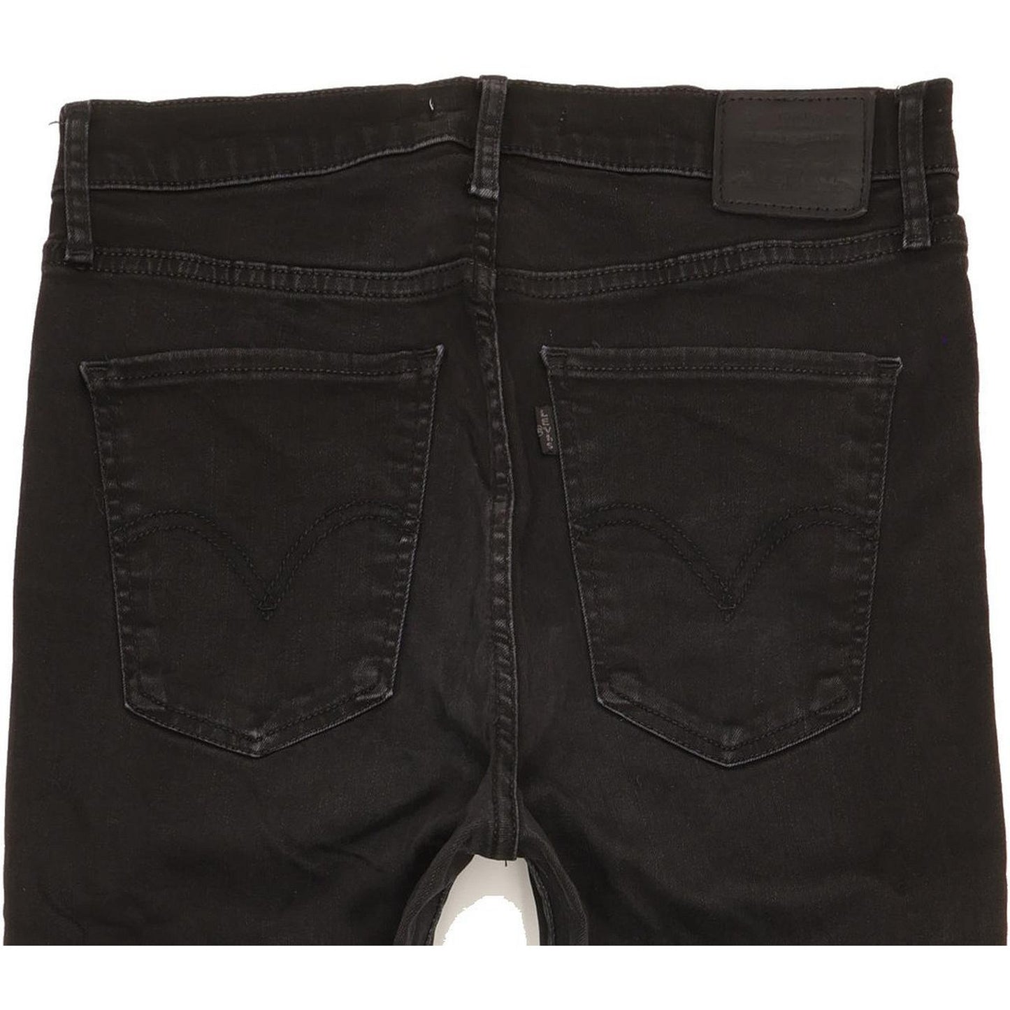 Levi's Mile Black Skinny Slim Stretch Jeans High Waisted W30 L31
