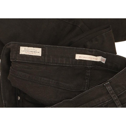 Levi's Mile Black Skinny Slim Stretch Jeans High Waisted W30 L31