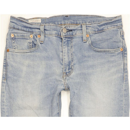 Levi's 512 Men Blue Tapered Slim Stretch Jeans W30 L31