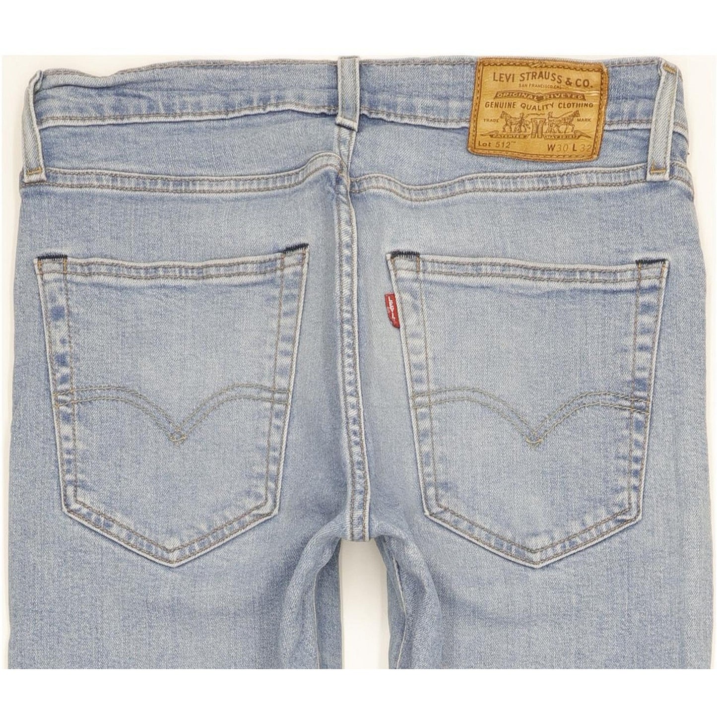 Levi's 512 Men Blue Tapered Slim Stretch Jeans W30 L31
