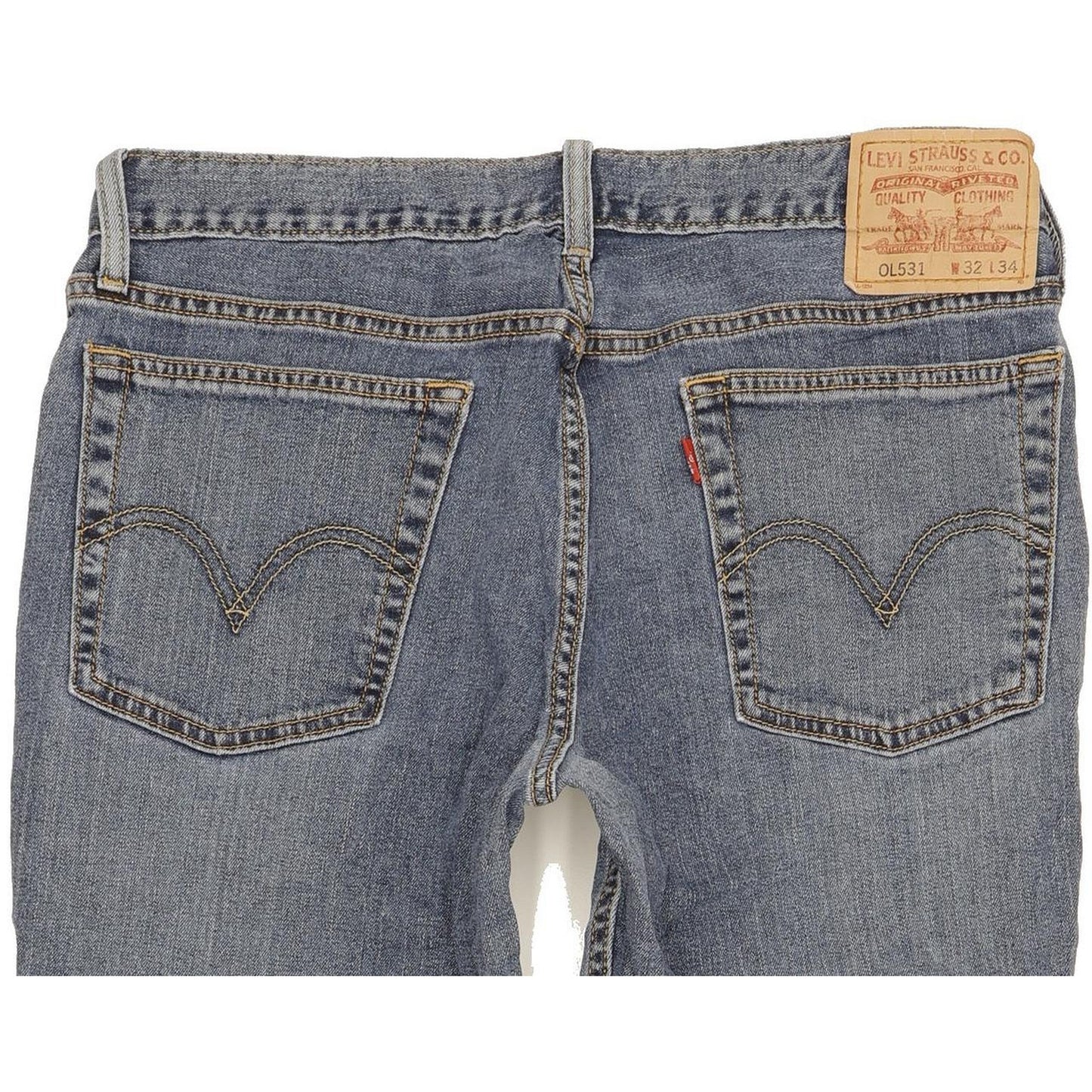 Levi's 531 Men Blue Straight Regular Stretch Jeans W32 L29