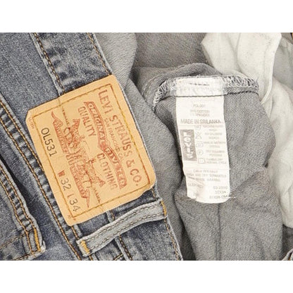 Levi's 531 Men Blue Straight Regular Stretch Jeans W32 L29