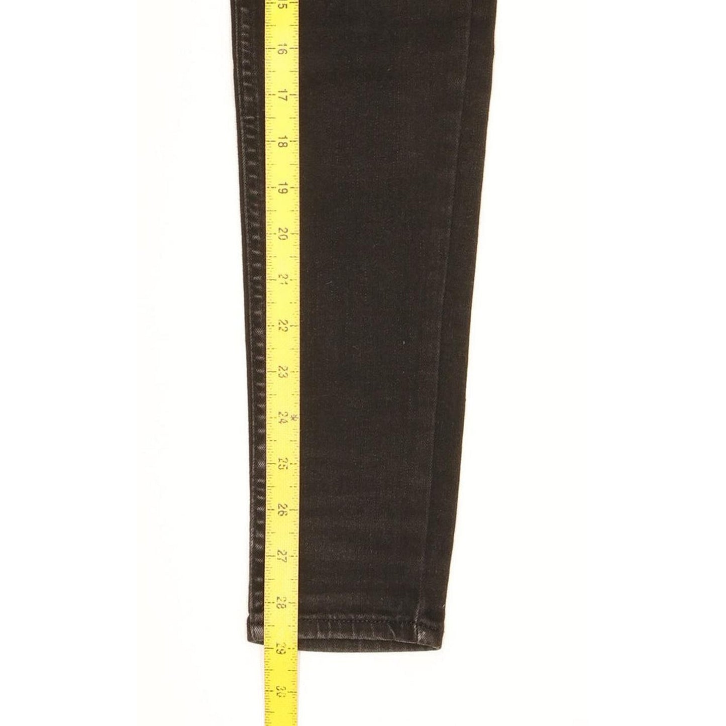 Levi's 710 Super Women Black Skinny Slim Stretch Jeans W26 L29